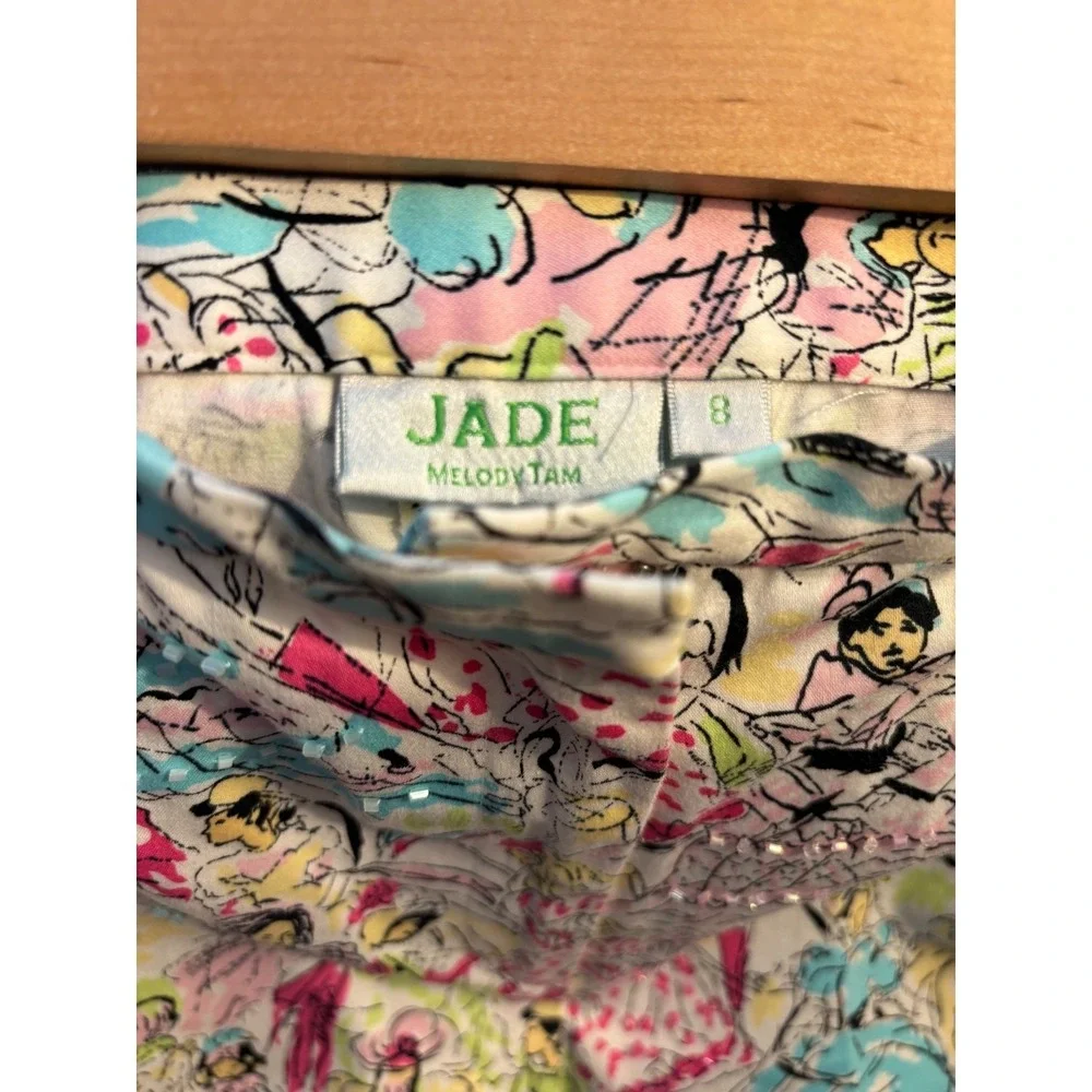 Jade Melody Tam Embellished Ankle Pants – Size 8